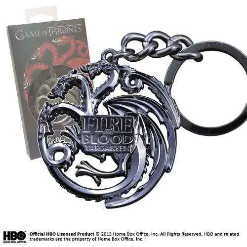 Porte-clés game of thrones targaryen sigil